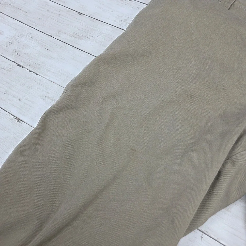 Woolrich Pants Mens 38x32 Khaki Tan Cotton Pants‎ Stained